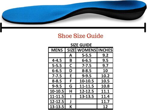 Insoles Mens (10-10.5) Woman (12-12.5) Arch Support in Saudi Arabia