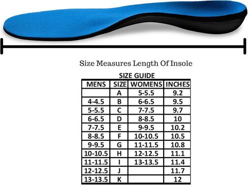 Insoles Mens (10-10.5) Woman (12-12.5) Arch Support in Saudi Arabia