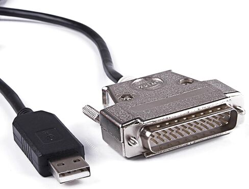 كابل محول USB إلى RS232 DB25 لإعداد نسخ تكوين Fanuc CNC DNCLINK (6 أقدام) in Kuwait