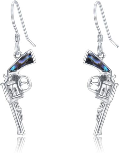 أقراط مسدس مسدس متدلية أقراط مجوهرات هدايا للأم والأصدقاء وعيد ميلاد الأم in Kuwait