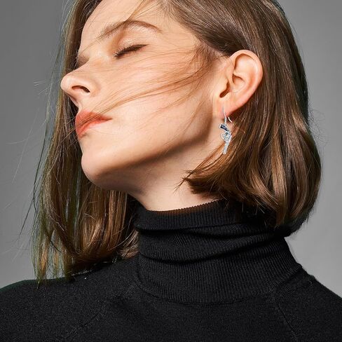 أقراط مسدس مسدس متدلية أقراط مجوهرات هدايا للأم والأصدقاء وعيد ميلاد الأم in Kuwait