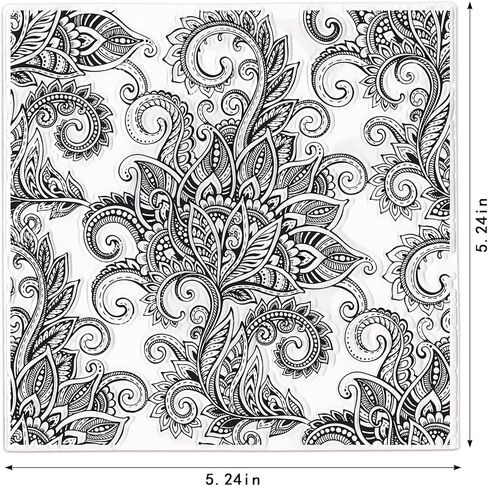Natural Scenery Clear Stamps for Card Making Mountain Lake Background Rubber Stamps Trees Scenery Transparent Silicone Seals for Gift Card DIY Scrapbooking Embossing Card Album Craft Supplies in Saudi Arabia