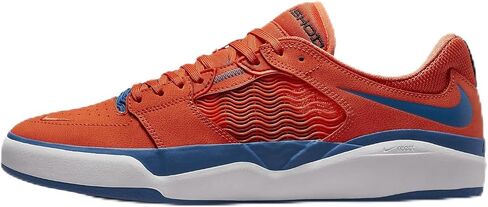 Nike SB Ishod WAIR Premium Skate Shoes (DZ5648-800, Orange/Orange/Black/Blue Jay) Size 10.5 in Saudi Arabia