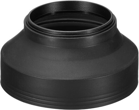 PATIKIL 82mm Camera Lens Hood, Rubber Collapsible Lens Protector | Anti-Reflection Blocks Excess Sunlight Enhance Camera Photography for Nikon, for Fujifilm, for Pentax, for Leica in Kuwait