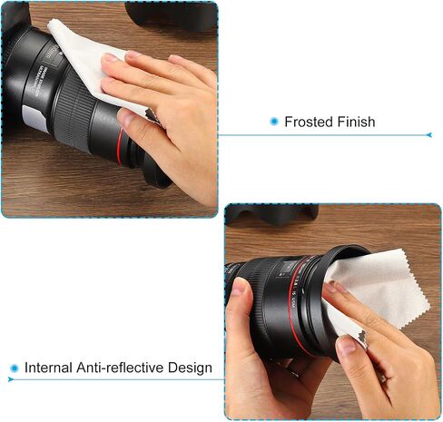 PATIKIL 82mm Camera Lens Hood, Rubber Collapsible Lens Protector | Anti-Reflection Blocks Excess Sunlight Enhance Camera Photography for Nikon, for Fujifilm, for Pentax, for Leica in Kuwait