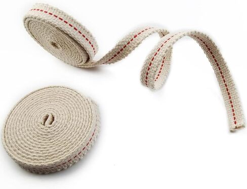 6 لفات 1/2 بوصة مصباح زيت يمتص فوانيس الزيت المسطحة مع غرزة لمصابيح الزيت وشعلات الشموع (3.94 قدم × 6) in Kuwait