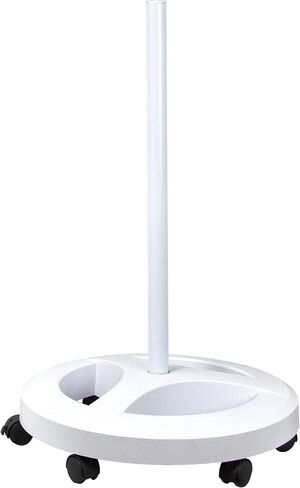 Neatfi 6-Wheel Rolling Base Floor Stand, Compatible for LED Desk Lamp and Magnifying Lamps, Versatile Stand for Work, Study, and Needlework (White) in Saudi Arabia