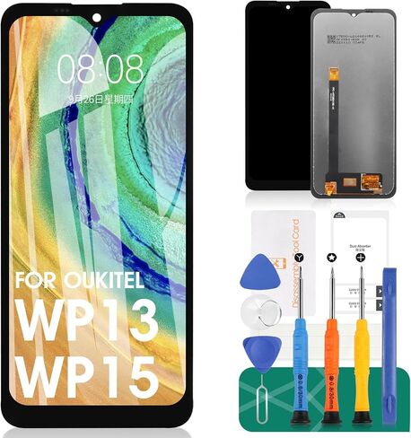 for Oukitel WP13 Screen Replacement for Oukitel WP15 LCD Digitizer Repair Kits for Oukitel WP13/WP15 Touch Screen Display Assembly Repair Parts in Saudi Arabia