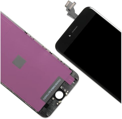 مجموعة استبدال شاشة LCD الأصلية لجهاز iPhone 6 Plus مقاس 5.5 بوصة A1522 A1524 A1593 شاشة LCD تعمل باللمس ومحول رقمي زجاجي طقم إصلاح كامل التجميع (أبيض) in Saudi Arabia