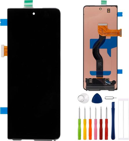 شاشة LCD رقمية متوافقة مع Samsung Galaxy Z Fold 4 SM-F936U SM-F936B شاشة LCD أمامية صغيرة تعمل باللمس مجموعة صغيرة + أدوات in Saudi Arabia