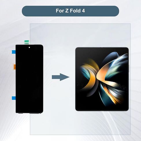 شاشة LCD رقمية متوافقة مع Samsung Galaxy Z Fold 4 SM-F936U SM-F936B شاشة LCD أمامية صغيرة تعمل باللمس مجموعة صغيرة + أدوات in Saudi Arabia