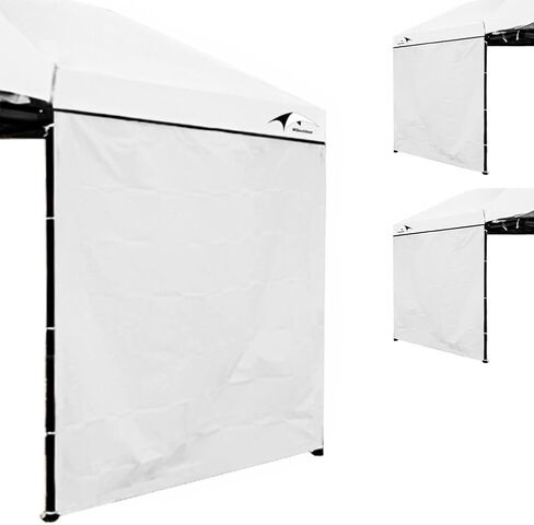 Sun Side Walls for 10x10 Pop up Tent, Instant Canopy Shade Removeable Sidewalls, UPF50+ Waterproof, White, 10x10 3pc in Saudi Arabia