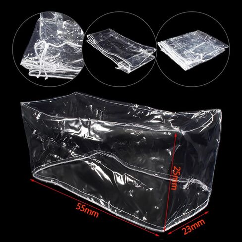 1/10 PVC Clear Dust Cover RC Car Display Storage Organizer for 1/10 RC Crawler TRX4 Defender SCX10 III VS4 10 Element Enduro TF2 Upgrades Accessories in Saudi Arabia
