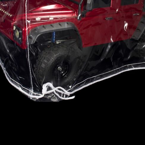1/10 PVC Clear Dust Cover RC Car Display Storage Organizer for 1/10 RC Crawler TRX4 Defender SCX10 III VS4 10 Element Enduro TF2 Upgrades Accessories in Saudi Arabia