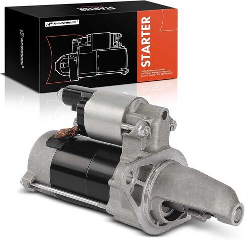 A-Premium Starter Motor Compatible with Subaru Impreza 2002-2007 & Saab 9-2X 2005-2005, 2.0L 2.5L, 12V 1.0KW 9-Teeth Counterclockwise, Replace# 23300AA420, 2810021050 in Saudi Arabia