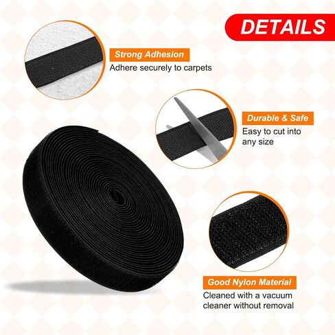PATIKIL 6 Rolls 157Ft Carpet Marker Strips, Nylon Floor Tape for Areas and Flow Line Up for Classroom, Social Distance, Office, Rose Red in Saudi Arabia
