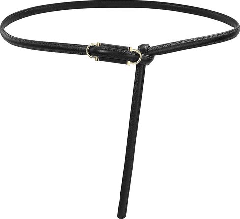 Glamorstar Skinny Leather Belts for Women Thin Waist Belt for Dresses in Saudi Arabia
