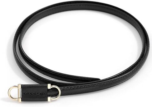 Glamorstar Skinny Leather Belts for Women Thin Waist Belt for Dresses in Saudi Arabia