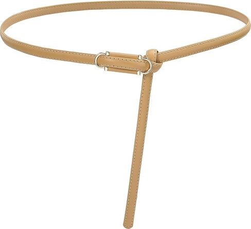 Glamorstar Skinny Leather Belts for Women Thin Waist Belt for Dresses in Saudi Arabia