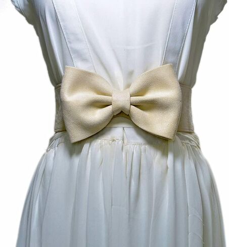 ربطة عنق نسائية مرنة وأحزمة خصر واسعة من الجلد السويدي الفهد قابلة للتمدد لفستان المخصر in Kuwait