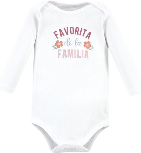 Hudson Baby Unisex Baby Cotton Long-Sleeve Bodysuits, Bonita 5 Pack, 18-24 Months in Saudi Arabia