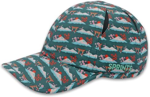 قبعة الجري لأداء يوم سباق سبرينتس | قبعة رياضية خفيفة الوزن وسريعة الجفاف، مقاس واحد، للجنسين (Run Tokyo) in Kuwait