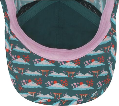 قبعة الجري لأداء يوم سباق سبرينتس | قبعة رياضية خفيفة الوزن وسريعة الجفاف، مقاس واحد، للجنسين (Run Tokyo) in Kuwait