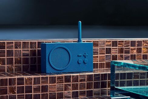 Lexon TYKHO 3 Wireless Bluetooth Speaker and FM Radio, Splashproof and Rechargeable - Black in Saudi Arabia