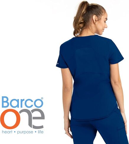 باركو وان BOT083 بلوزة سبارك سكرب للنساء نيلي (كحلي) S in Kuwait