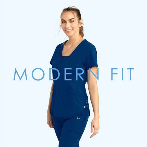 باركو وان BOT083 بلوزة سبارك سكرب للنساء نيلي (كحلي) S in Kuwait