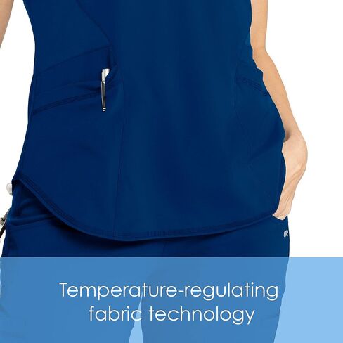 باركو وان BOT083 بلوزة سبارك سكرب للنساء نيلي (كحلي) S in Kuwait