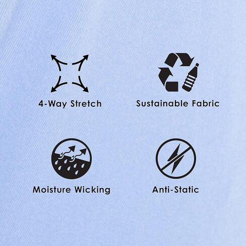 باركو وان BOT083 بلوزة سبارك سكرب للنساء نيلي (كحلي) S in Kuwait