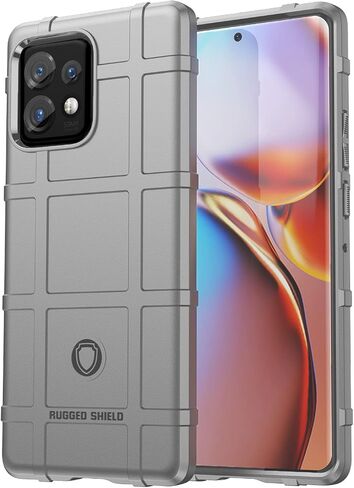 حافظة مزودة بمشبك لهاتف Motorola Edge Plus (2023)، وغطاء واقٍ ودرع متين من Nakedcellphone Special Ops التكتيكية و[سقاطة دوارة] وحافظة بمشبك حزام لهاتف Moto Edge+ 5G - أزرق داكن in Kuwait