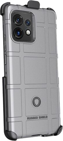 حافظة مزودة بمشبك لهاتف Motorola Edge Plus (2023)، وغطاء واقٍ ودرع متين من Nakedcellphone Special Ops التكتيكية و[سقاطة دوارة] وحافظة بمشبك حزام لهاتف Moto Edge+ 5G - أزرق داكن in Kuwait