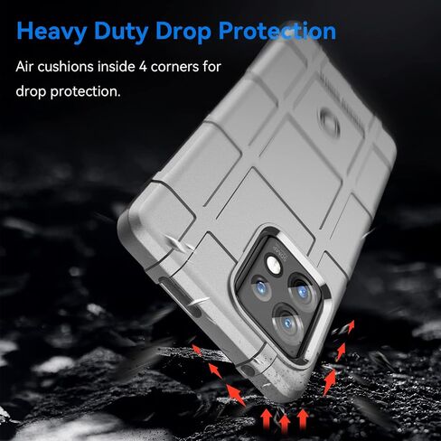 حافظة مزودة بمشبك لهاتف Motorola Edge Plus (2023)، وغطاء واقٍ ودرع متين من Nakedcellphone Special Ops التكتيكية و[سقاطة دوارة] وحافظة بمشبك حزام لهاتف Moto Edge+ 5G - أزرق داكن in Kuwait