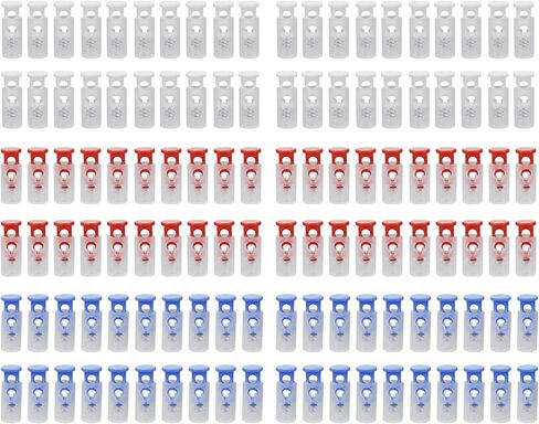 120 قطعة من أبازيم الربيع البلاستيكية للأمتعة والملابس على الظهر وخيمة أبازيم برباط قابلة للتعديل in Kuwait