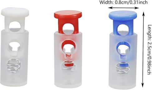 120 قطعة من أبازيم الربيع البلاستيكية للأمتعة والملابس على الظهر وخيمة أبازيم برباط قابلة للتعديل in Kuwait