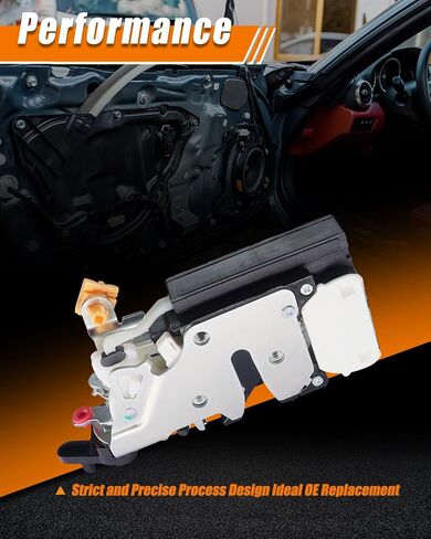 15110651 Rear Left Side Door Lock Actuator Fit for For:-Chevy Avalanche Silverado 1500 Suburban 1500 Tahoe For:-GMC Sierra 1500 Yukon XL For:-Cadillac Escalade ESV EXT, OE# 15068504 (1 Pack) in Saudi Arabia