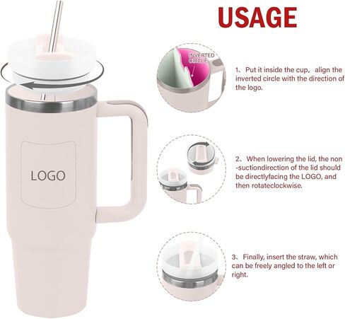 Stanley Cup 2-in-1 Drink Separator Silicone Liner, Compatible with Stanley Cup 40 oz, Stanley Accessory, Reusable 2-in-1 Liner for Party, Leisure, Outdoor, Office (Purple/Green) in Saudi Arabia