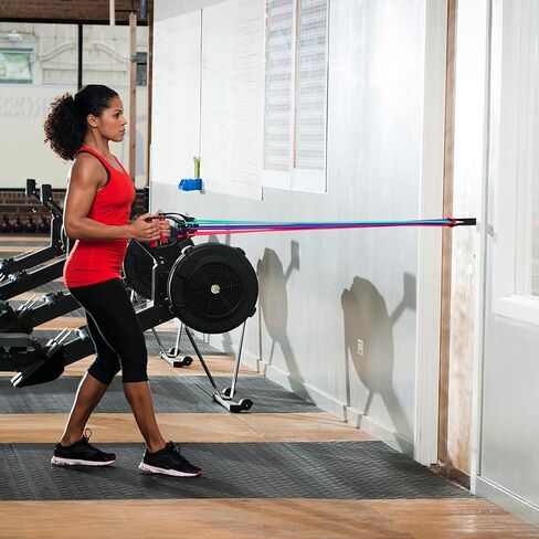 Lifeline Fitness Variable Resistance Trainer Kit - Adjustable Resistance Bands for Working Out - Home Gym Exercise Bands with Door Anchor, Carry Bag, 5ft. Bands and Triple Grip Handles in Saudi Arabia