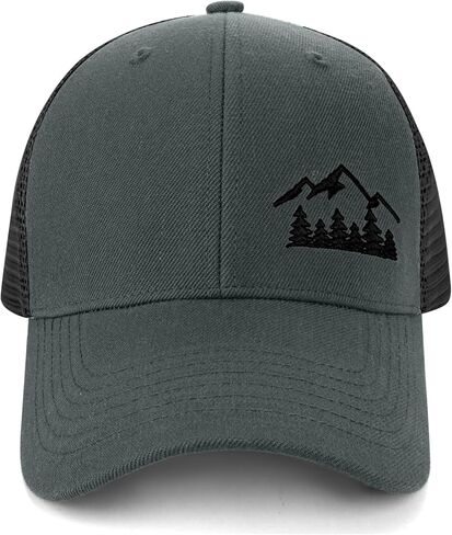 Trucker Hats for Men - Baseball Cap Adjustable Snapback Breathable Classics Mesh Back Cap Multicolor XL in Saudi Arabia