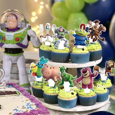 48 قطعة من أغطية الكب كيك المستوحاة من الألعاب لمستلزمات حفلات أعياد الميلاد، وحفلات الزفاف، ومفضلات الفصول الدراسية in Kuwait