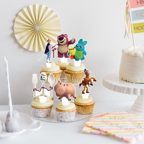 48 قطعة من أغطية الكب كيك المستوحاة من الألعاب لمستلزمات حفلات أعياد الميلاد، وحفلات الزفاف، ومفضلات الفصول الدراسية in Kuwait