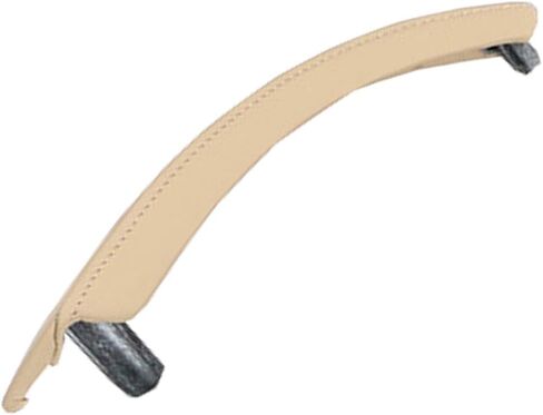 TTCR-II for BMW X5 X6 Door Handle Outer Cover, Genuine Leather Handle Outer Bracket Right Front/Right Rear Passenger Seat Door Panel Trim (Fits: BMW X5 2007-2013 and X6 2008-2014) (Beige, Right) in Saudi Arabia