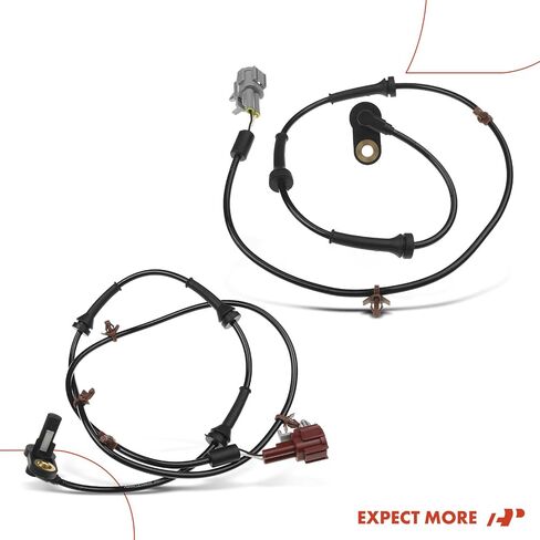 A-Premium ABS Wheel Speed Sensor Compatible with Nissan Models - Altima 2002-2004, L4 2.5L/V6 3.5L, Sedan - Rear Driver and Passenger Side, 2-PC Set, Replace# 47901-8J000, 47900-8J000 in Saudi Arabia