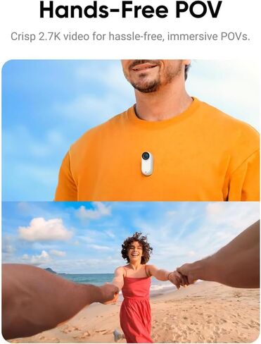 Insta360 GO 3 (64 جيجابايت) 275428: حزمة كاميرا الحركة الصغيرة 2.7K مع حزمة حماية معززة لمدة 3 سنوات CPS، وعصا سيلفي 3 في 1، ومقبض طاقة 4000 مللي أمبير في الساعة، ومجموعة عمل ديكو جير الخارجية وإضاءة حلقة لاسلكية in Saudi Arabia