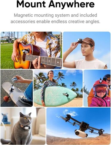 Insta360 GO 3 (64 جيجابايت) 275428: حزمة كاميرا الحركة الصغيرة 2.7K مع حزمة حماية معززة لمدة 3 سنوات CPS، وعصا سيلفي 3 في 1، ومقبض طاقة 4000 مللي أمبير في الساعة، ومجموعة عمل ديكو جير الخارجية وإضاءة حلقة لاسلكية in Saudi Arabia