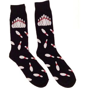 Novelty Fine Fit Crew Socks - Mix Prints