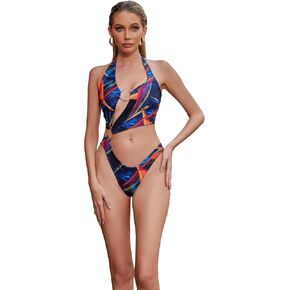 بدلة سباحة من قطعة واحدة مع حلقة معدنية على شكل حرف O in Kuwait