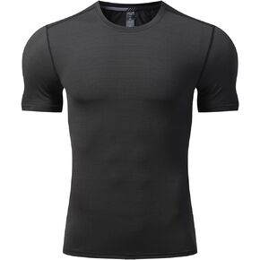 Cierto Workout Athletic Shirt for Men: Short Sleeve Quick Dry Mens T-Shirt for Running,Cycling,Training,Hiking